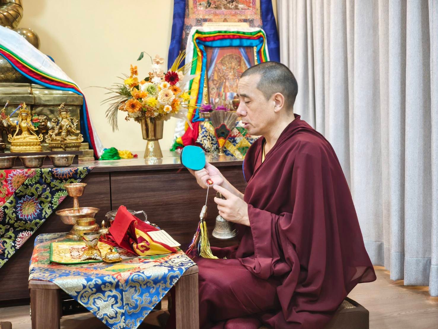 Notice of Dharma Conference_Stationed Geshe, will lead the public Every Saturday afternoon 2:00~4:00 Hold a puja. 
